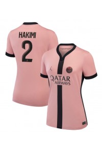 Paris Saint-Germain Achraf Hakimi #2 Voetbaltruitje 3e tenue Dames 2024-25 Korte Mouw